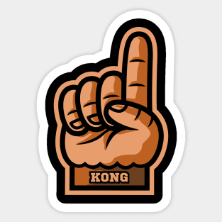 Kaiju Foam Finger II Sticker